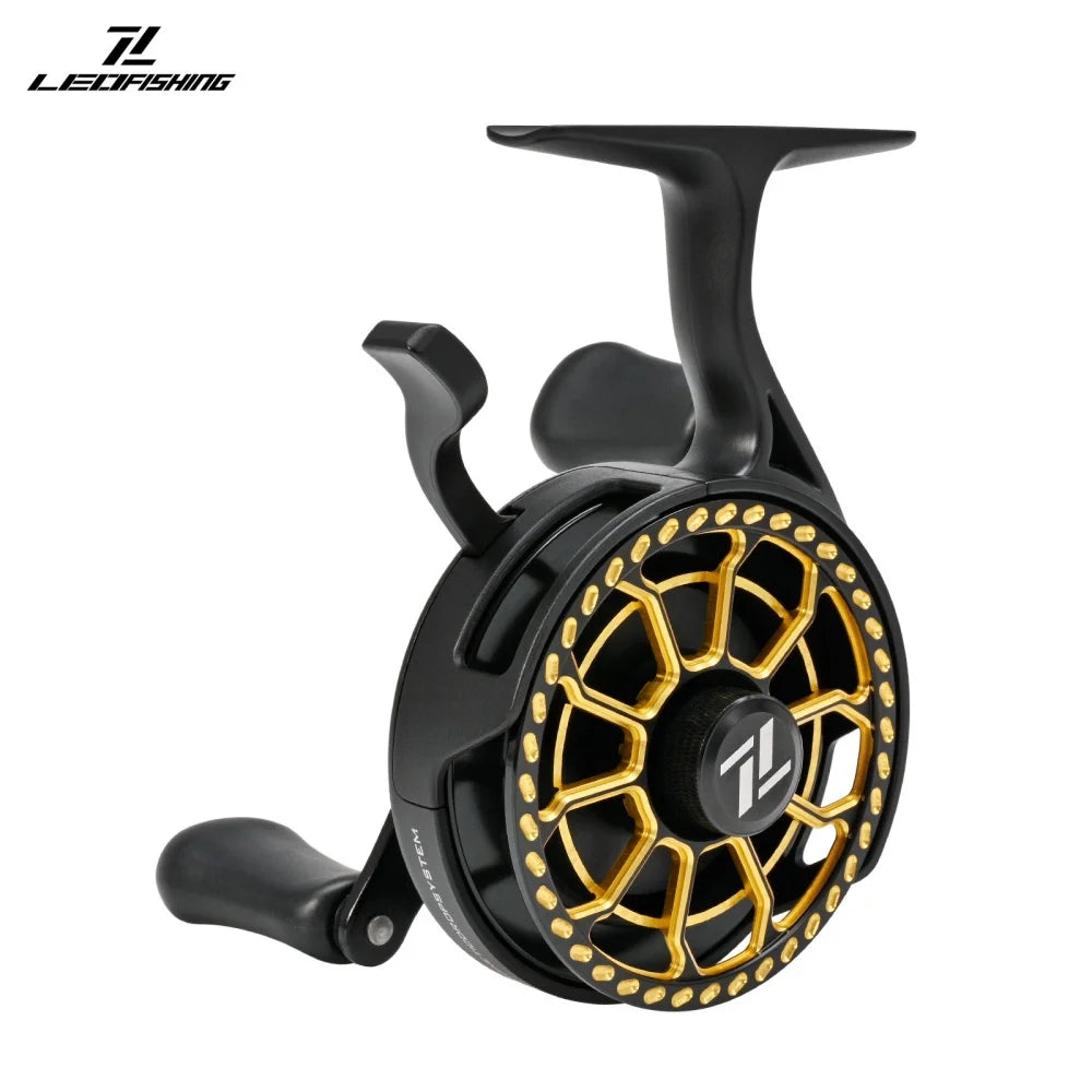 Ice Fishing Reel With Magnetic Drag System Three To One