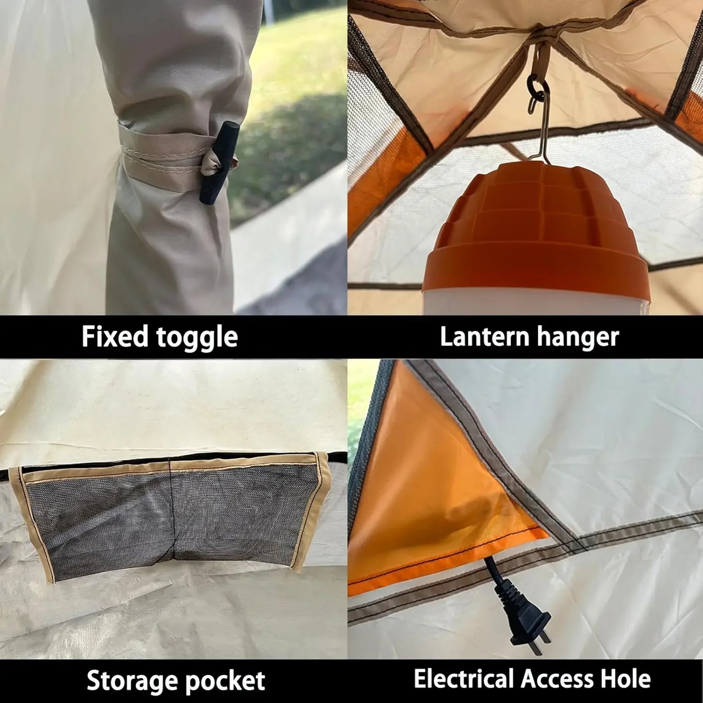 UNP Camping Dome Tent 2 To 6 Person Easy Setup Portable