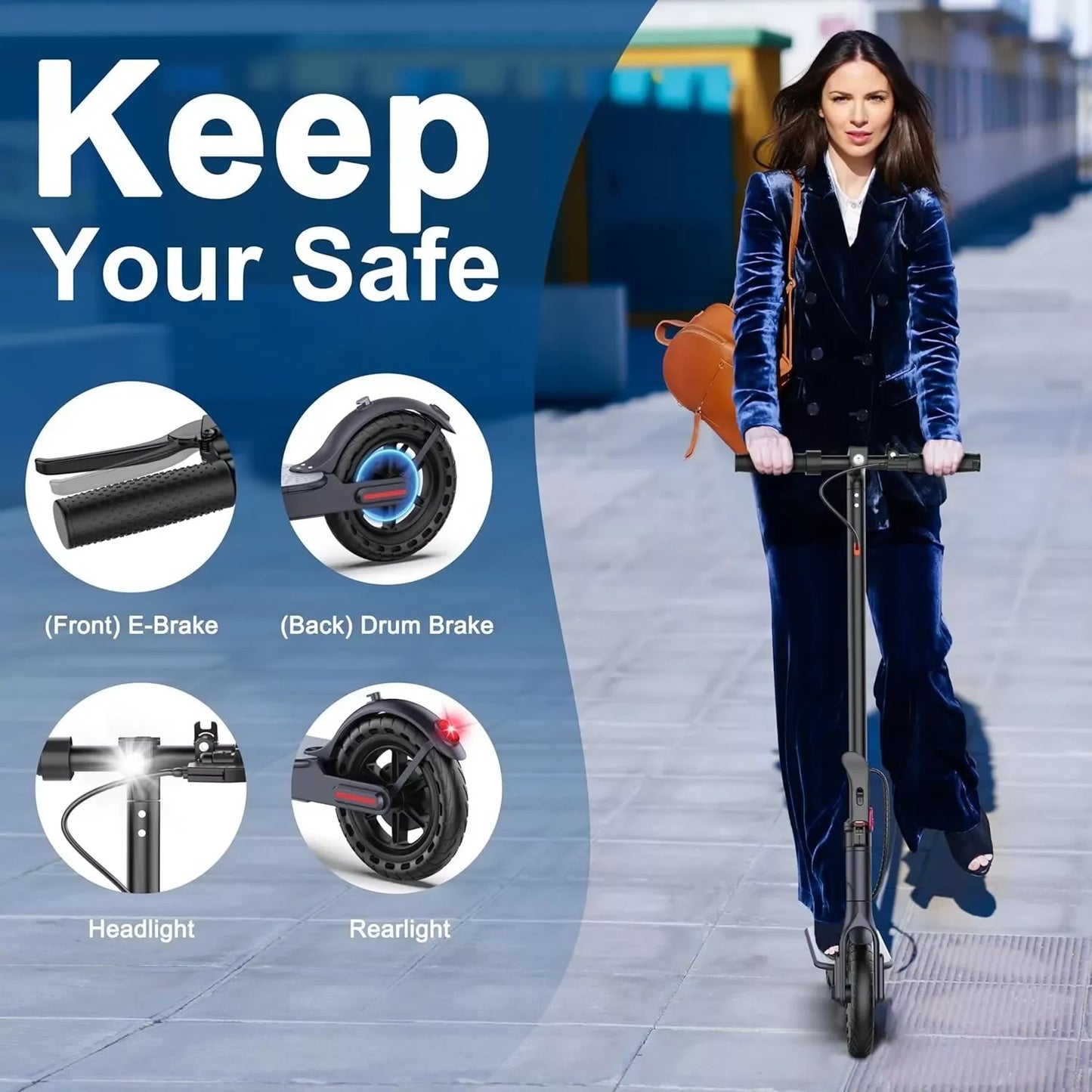 Ladped LP60 Electric Scooter 350W Folding 19MPH