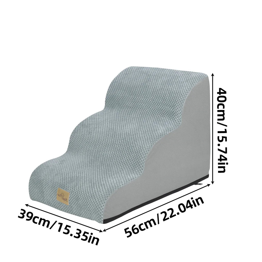 Pet Dog Stairs for High Beds and Sofas with Washable Cover