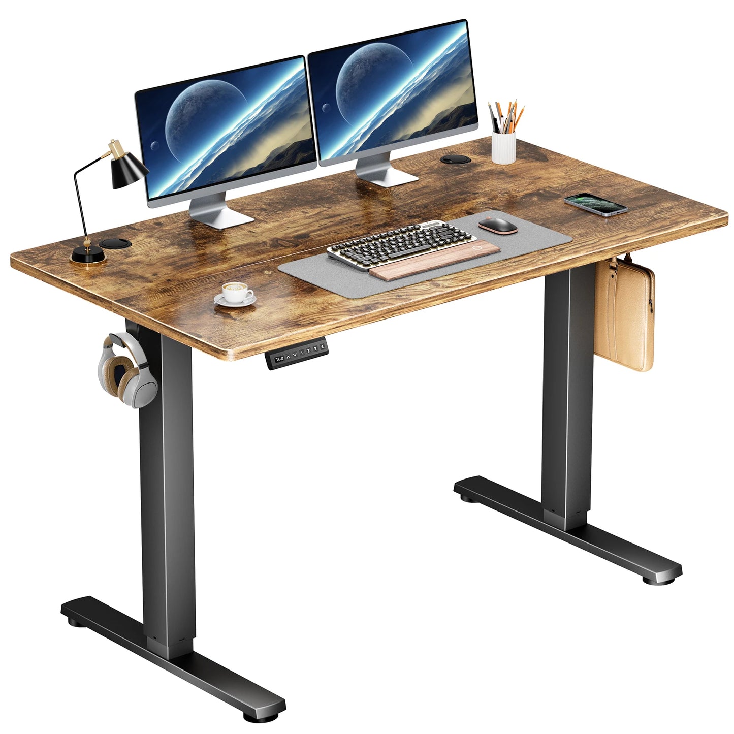 JHK Electric Standing Desk Height Adjustable 40x24 Inch Ergonomic Sit Stand Workstation