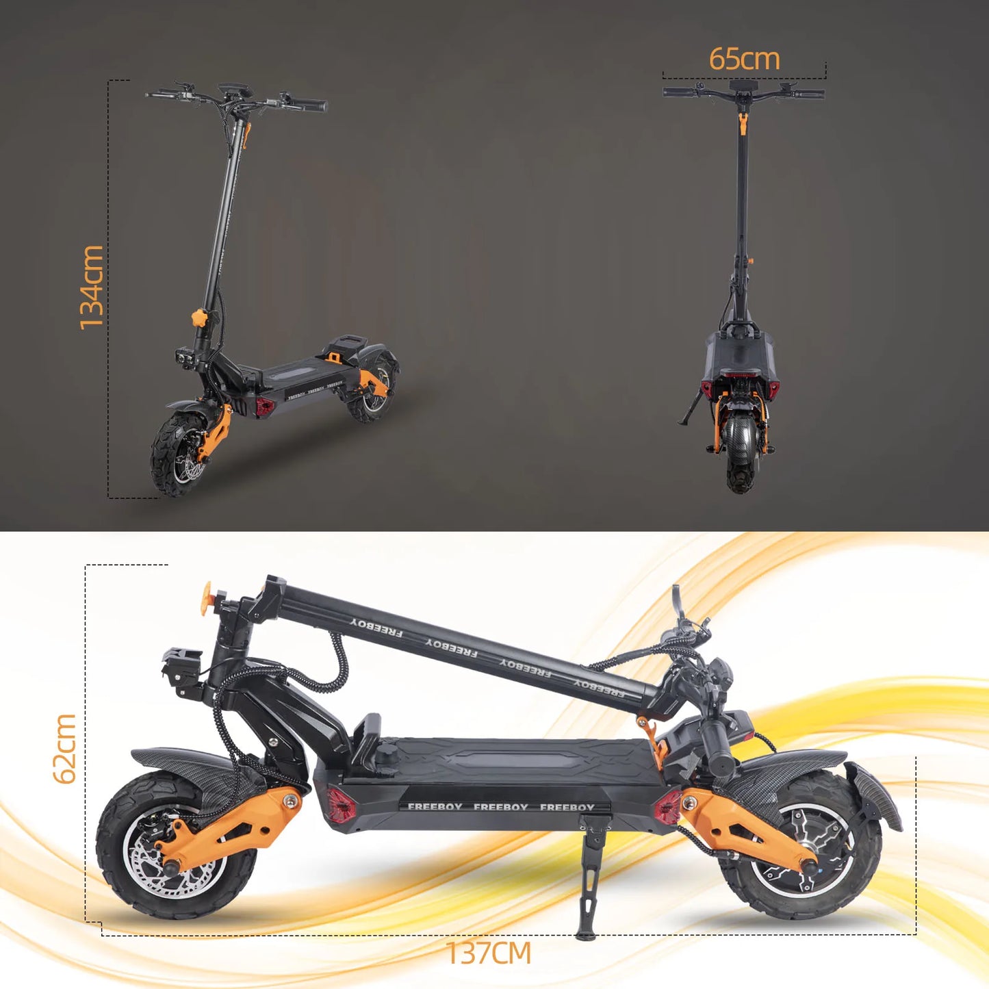 6000W Dual Motor Electric Scooter H9 For Adults