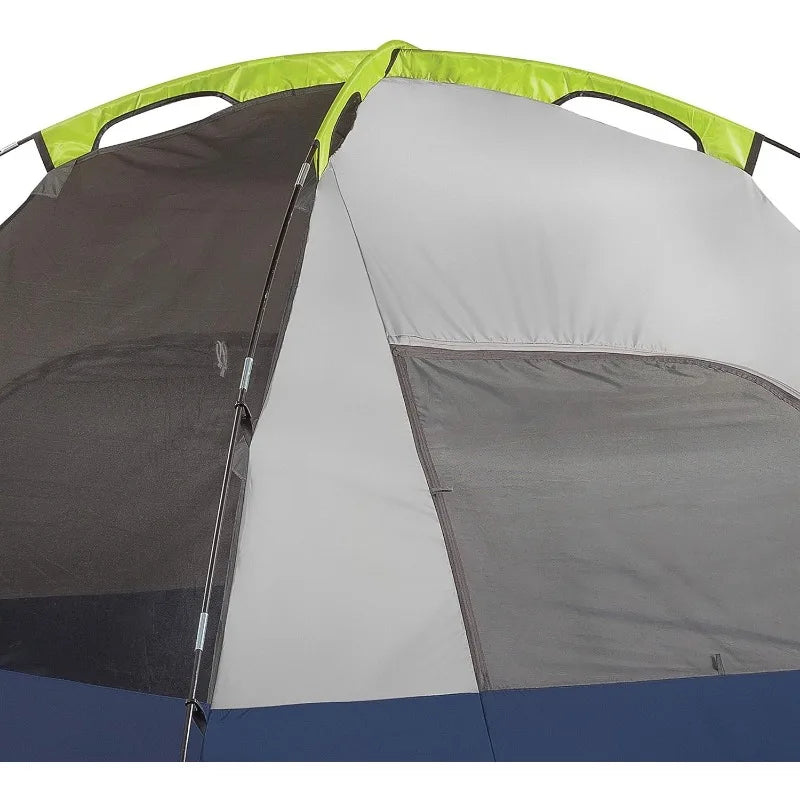 Coleman Sundome 6 Person Tent With Rainfly Quick Setup
