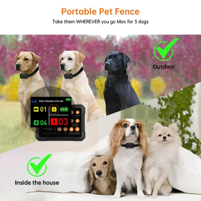 3in1 High Precision Radar Fence System Up To 1 Acre For Dogs