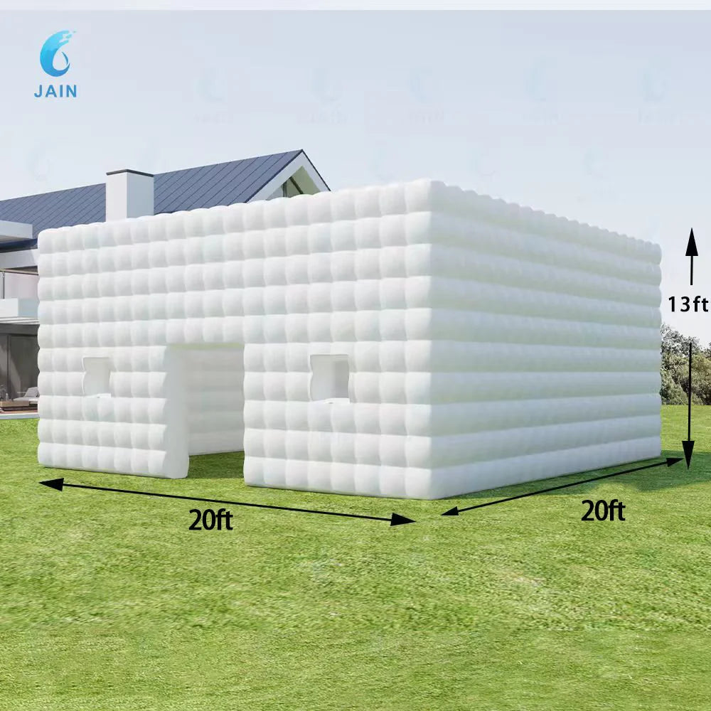 Building Inflatable Nightclub Tent With LED Lights