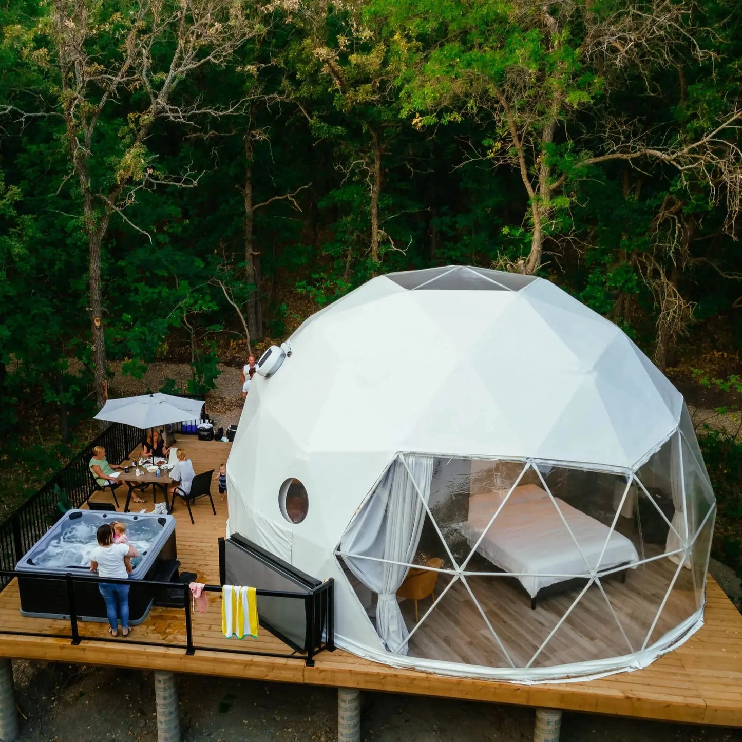 Geodesic Dome Manor Luxury Hotel Tent Outdoor Glamping