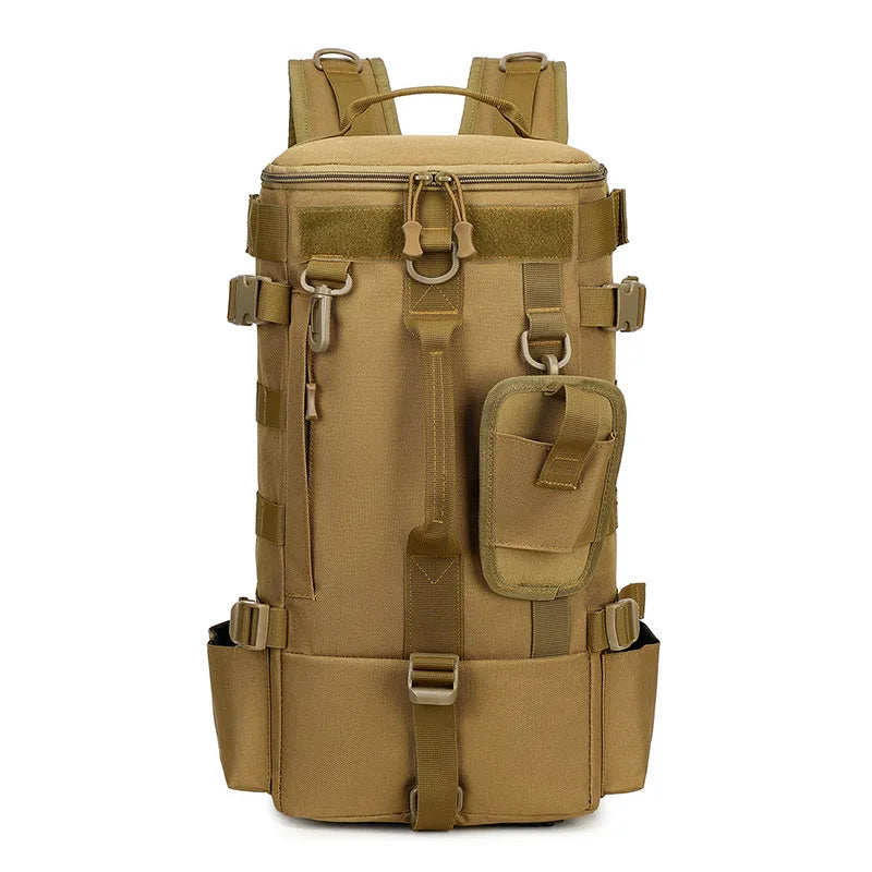 Scione Tactical Fishing Backpack With Rod Holders And Storage