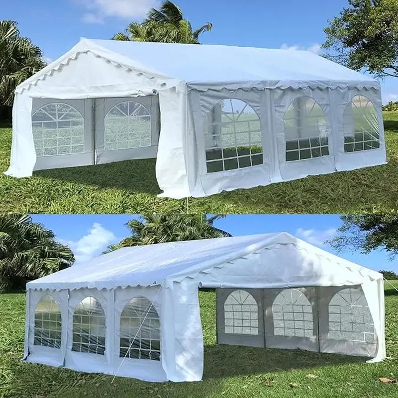 32x16 White PVC Tent for Weddings and Events Waterproof Gazebo