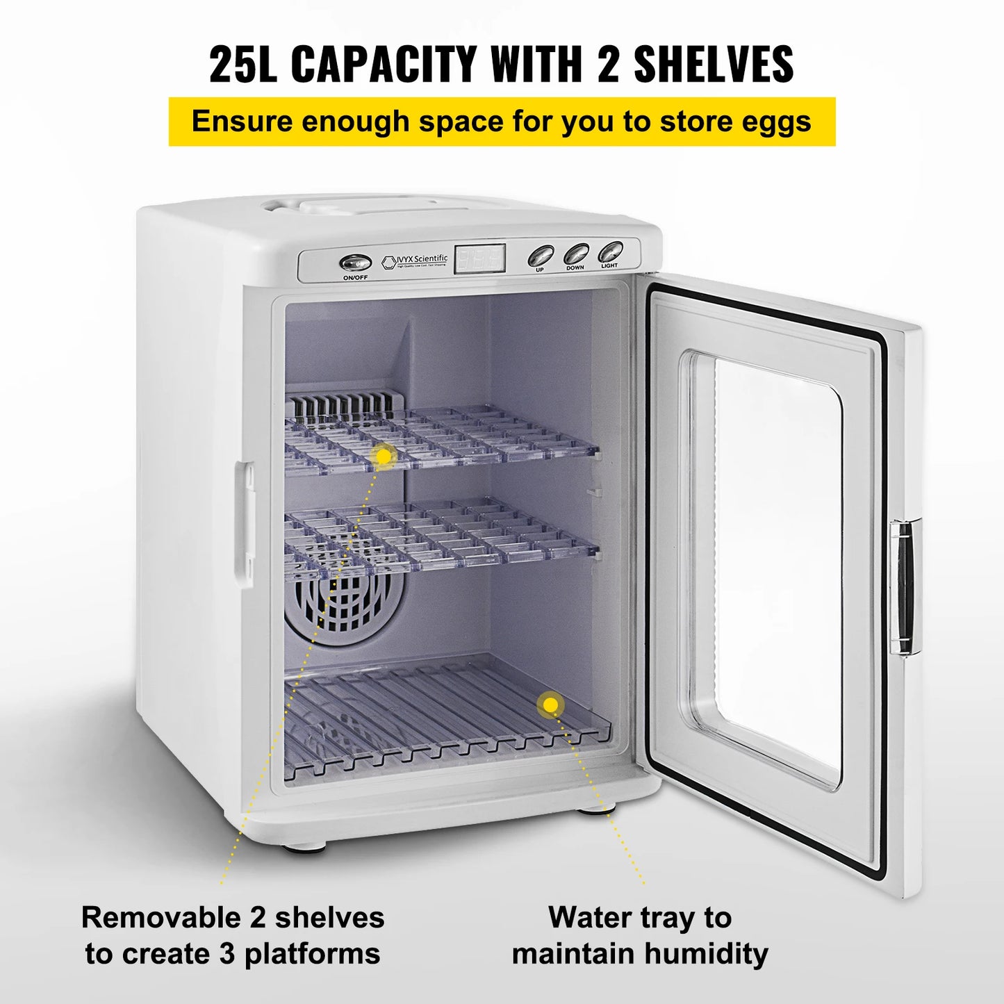 SucceBuy 25L Reptile Incubator Automatic Hatchery for Eggs