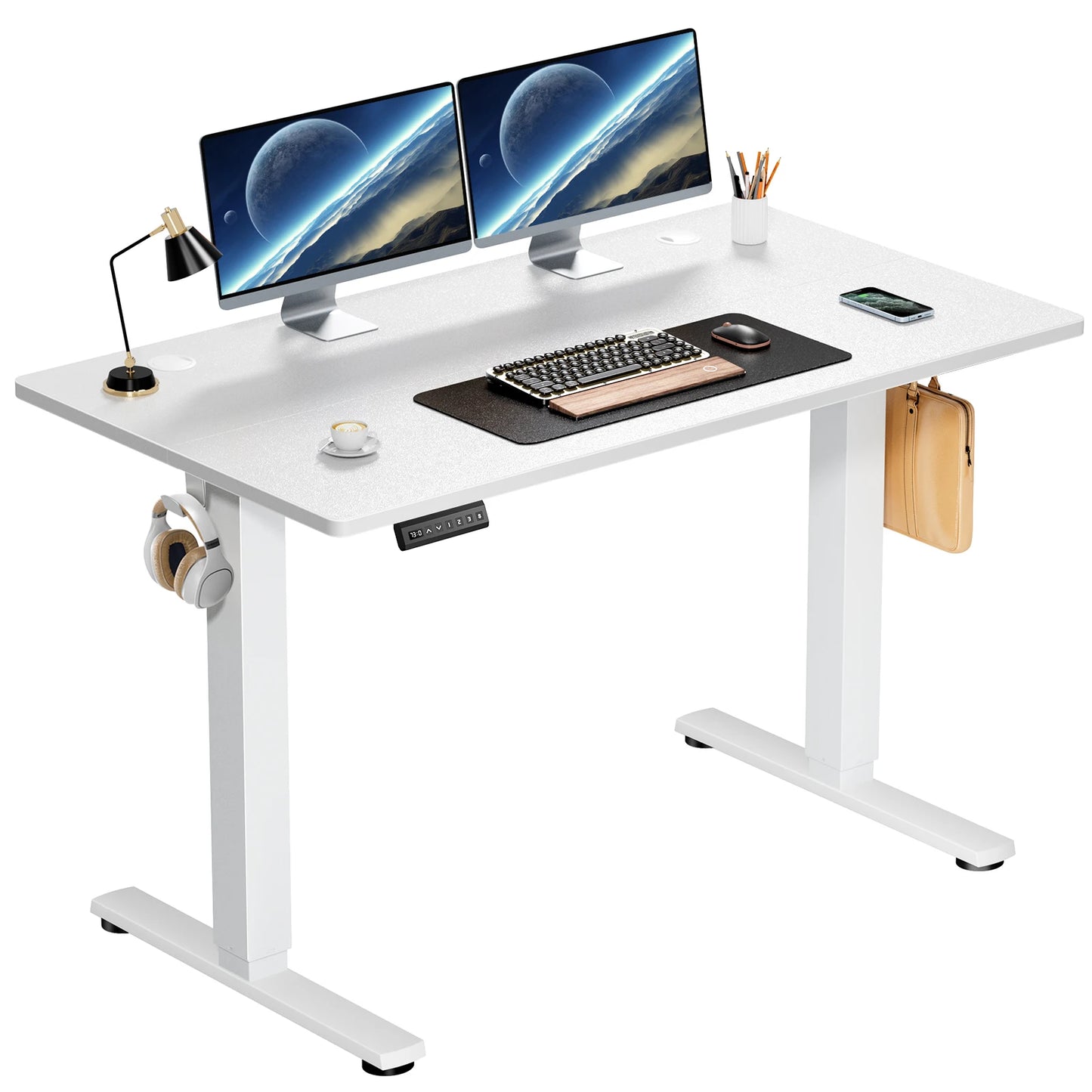 JHK Electric Standing Desk Height Adjustable 40x24 Inch Ergonomic Sit Stand Workstation