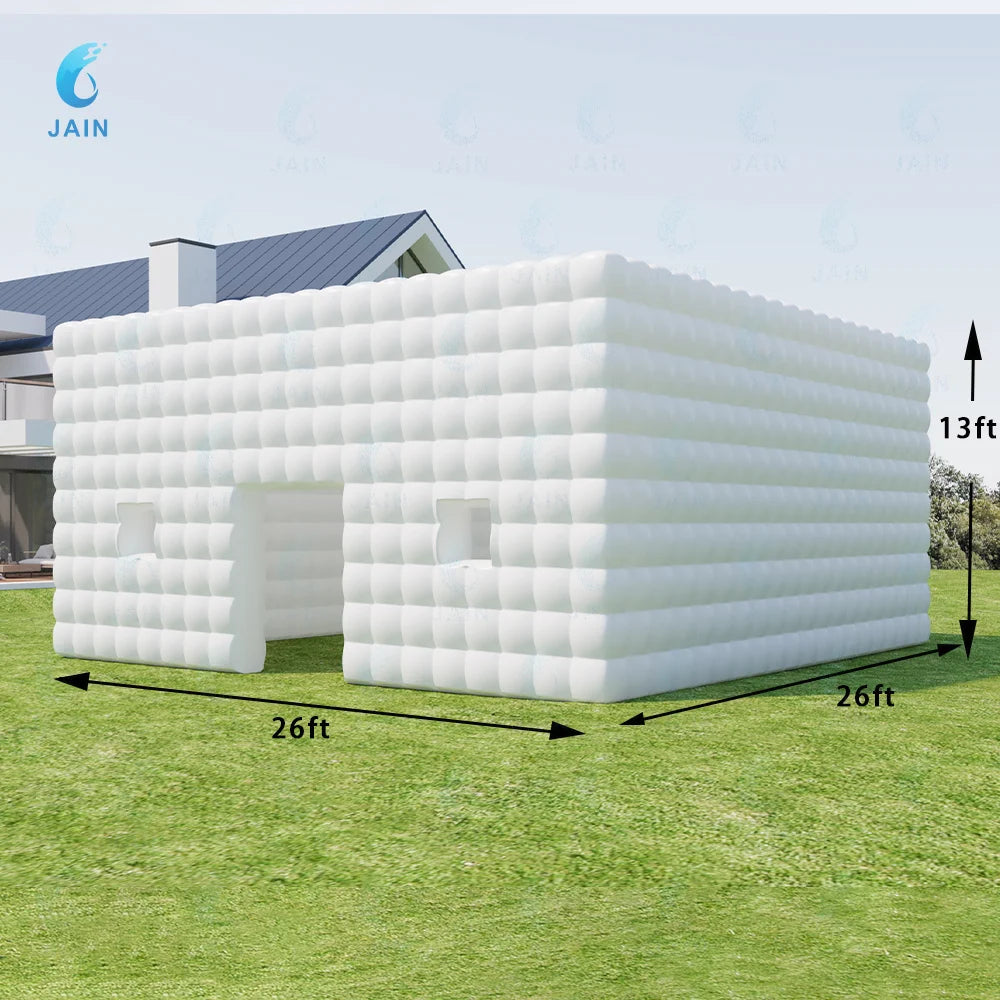 Building Inflatable Nightclub Tent With LED Lights