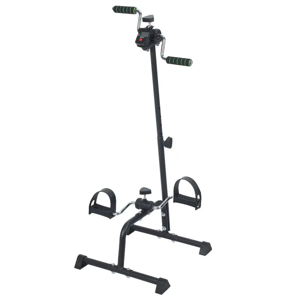 Pedal Exerciser Bike Hand Arm Leg Knee Peddler Adjustable Fitness Recovery Equipment for Seniors Elderly Physical Therapy Exercise