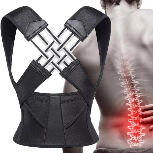 Posture Back Brace Adjustable Back Support Strap to Prevent Spinal Distortion and Hunchback for Men Women corrector de postura