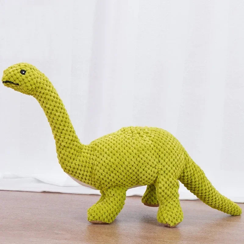 Squeaky Pet Toys for Medium Large Dogs Plush Puppy Chew Toys Animal Shape Accessories Lion Dinosaur