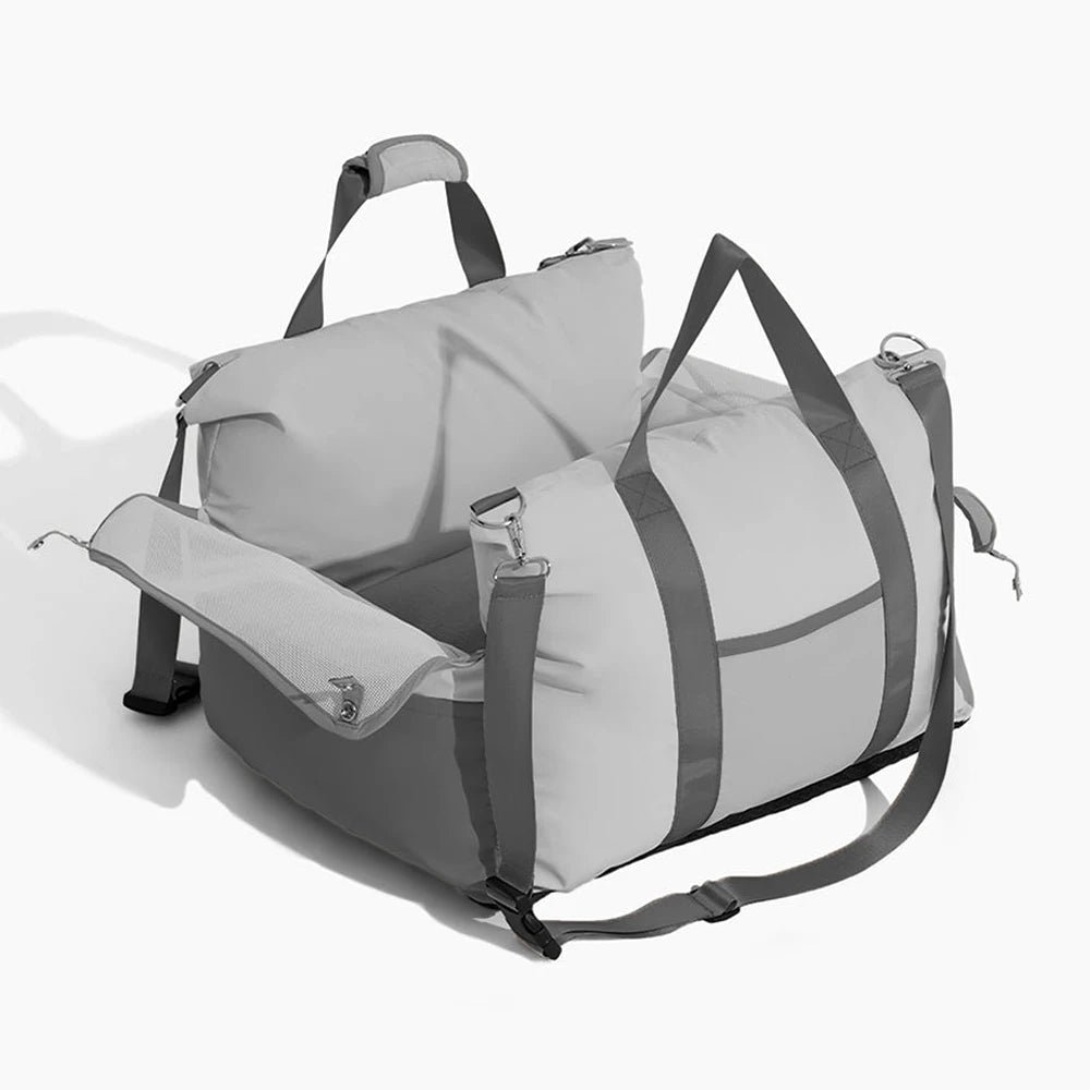 2025 New Waterproof Dog Booster Car Seat Breathable Luxury Dog Car Seat Dog Bed Outdoor Travel Pet Nest