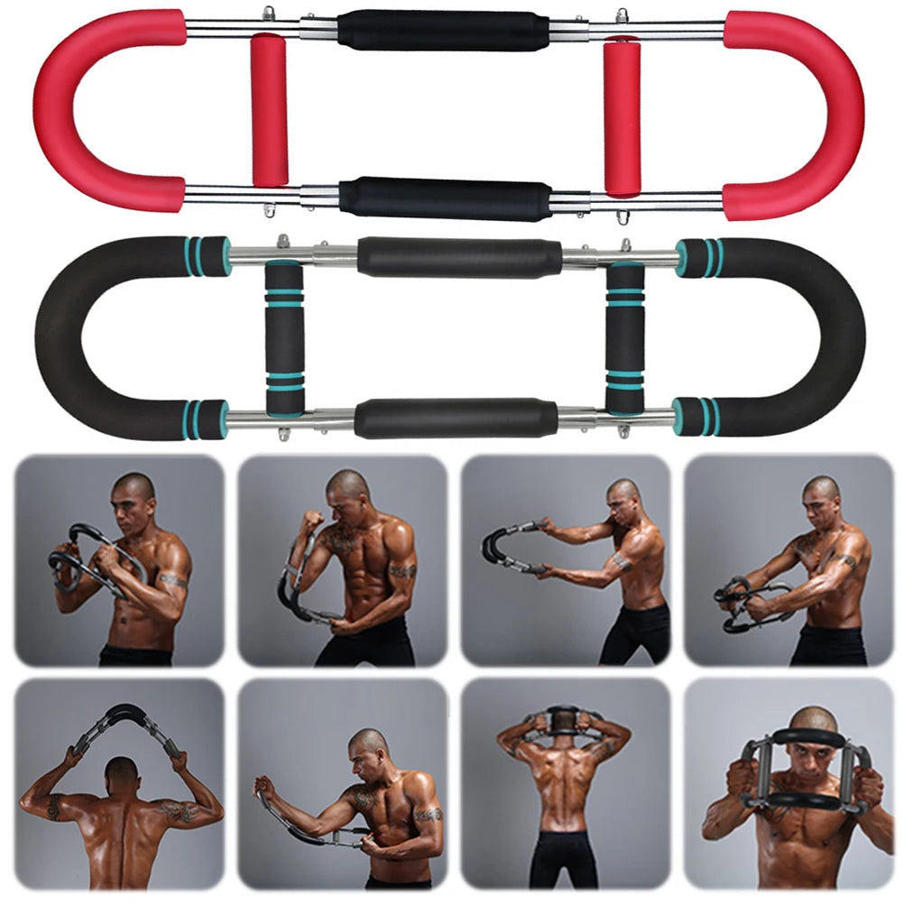 Twister Arm Trainer Adjustable Chest Workout Equipment U-Shaped Twister Arm Exerciser Spring Resistance Home Fitness Equipment