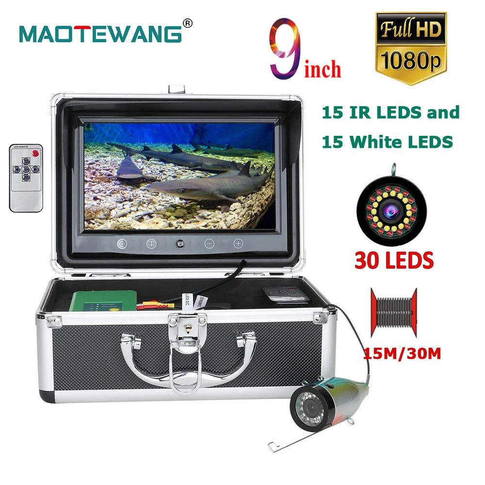 MAOTEWANG 1080P HD Underwater Fishing Camera With LEDs And IR Lights