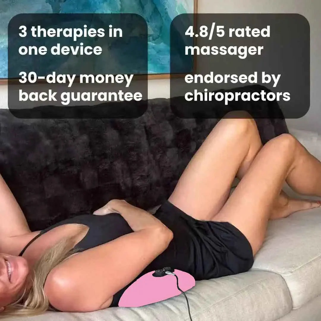 Emeka 3 in 1 Back Massager Waist Pillow Electric Massage