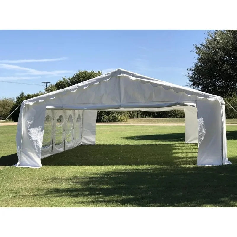 32x16 White PVC Tent for Weddings and Events Waterproof Gazebo