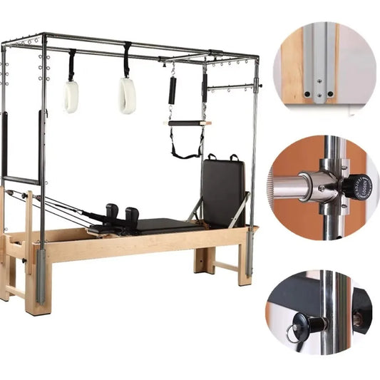 Portable Home Pilates Reformer Gym Equipment for Full Body Workout