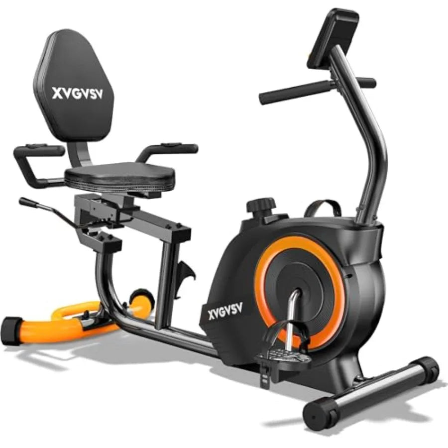 SHXI Recumbent Exercise Bike With 16-Level Resistance