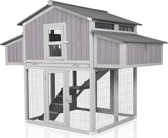 Large Chicken Coop Foldable Design For Easy Outdoor Setup