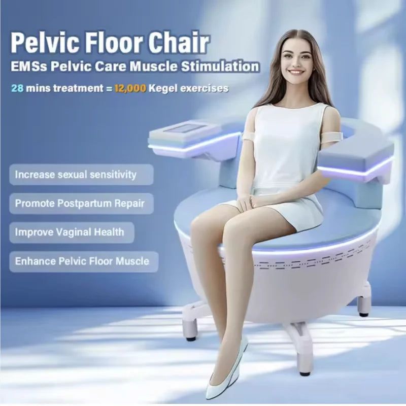 2025 EMS Electromagnetic Non Invasive High Quality Professional EMS Pelvic Floor Muscle Stimulator Chair Postpartum Repair Machine