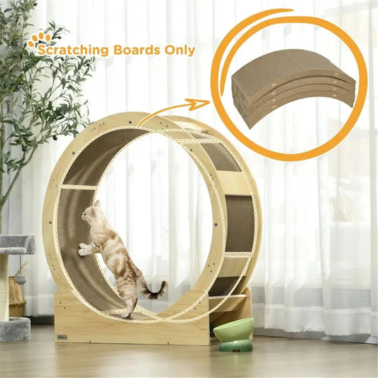 Eco Friendly Cat Scratching Board Durable Wood Pad Pro