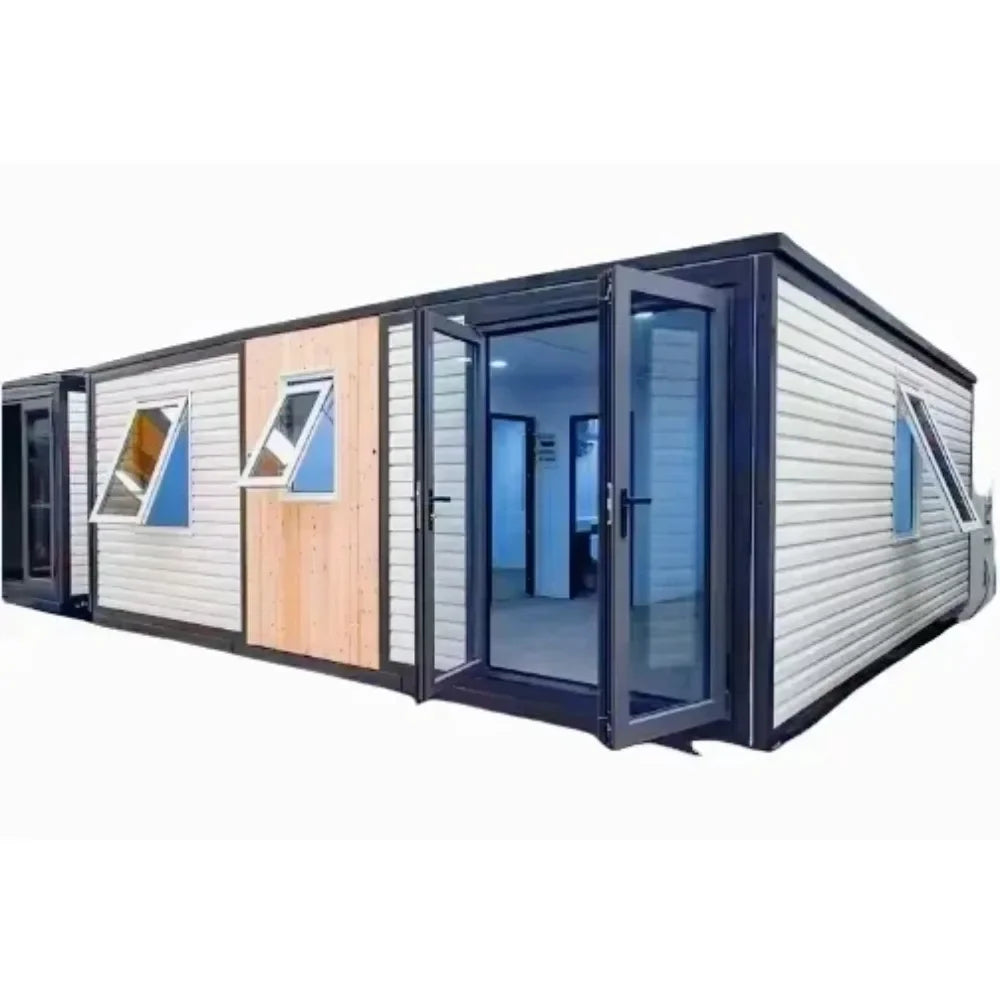 20FT Prefabricated House Expandable Container Home Luxury Modular Tiny House Mobile Folding Prefab Cabin For Living Office