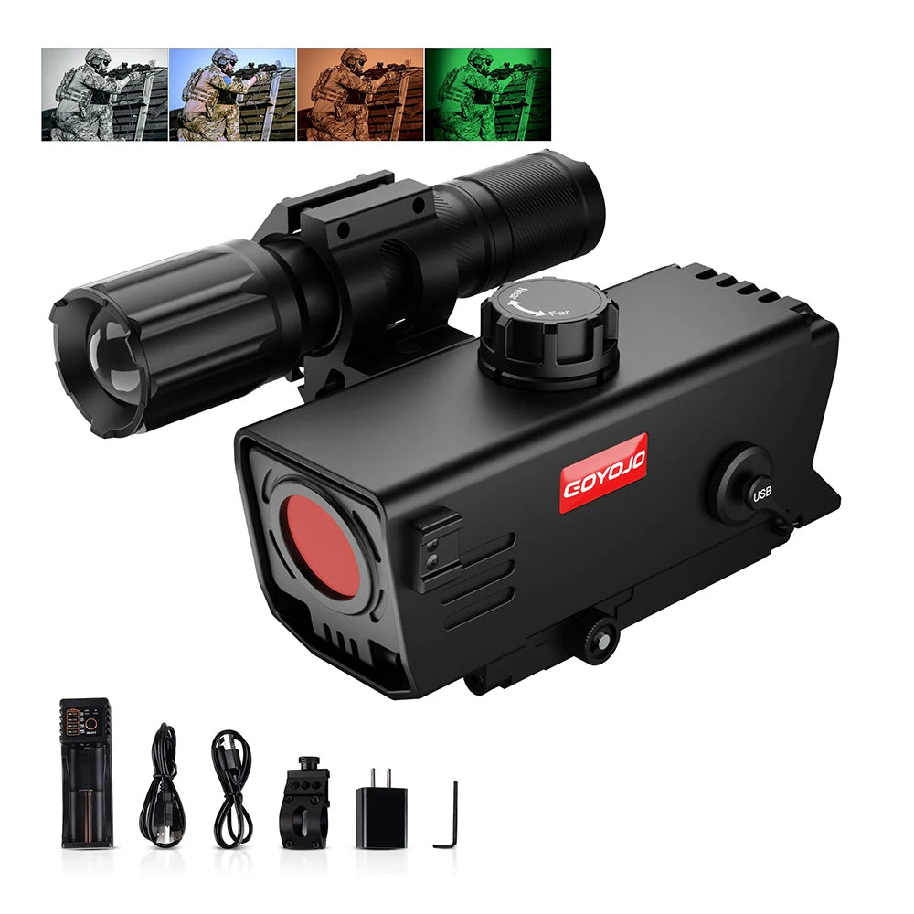 Digital Night Vision Scope for Hunting, Audio & Video Recording Camera Function, 850nm Night Vision Monocular, 4 Imaging Modes