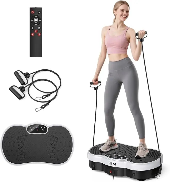 HTM Vibration Plate Exercise Machine Silent 120 Speed Levels