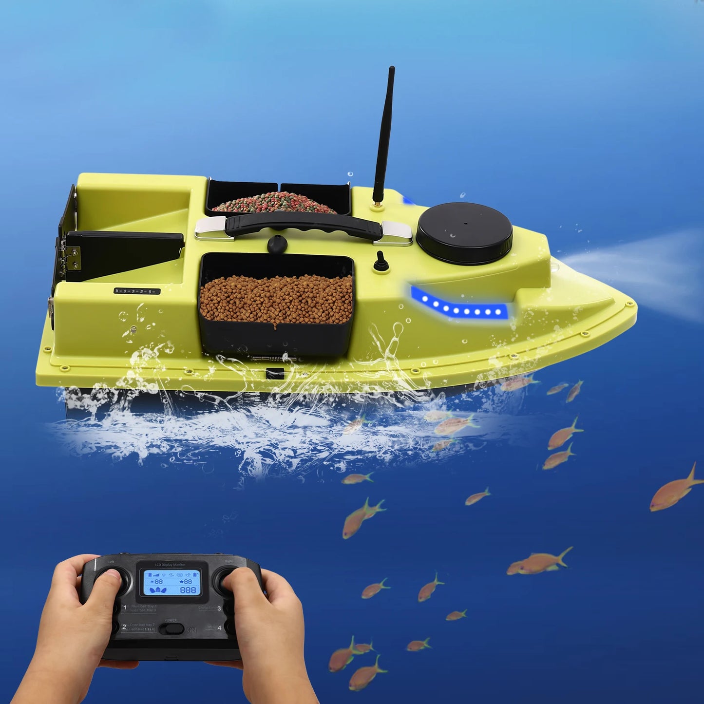 Hign-concerned GPS Fishing Bait Boat With Remote Control
