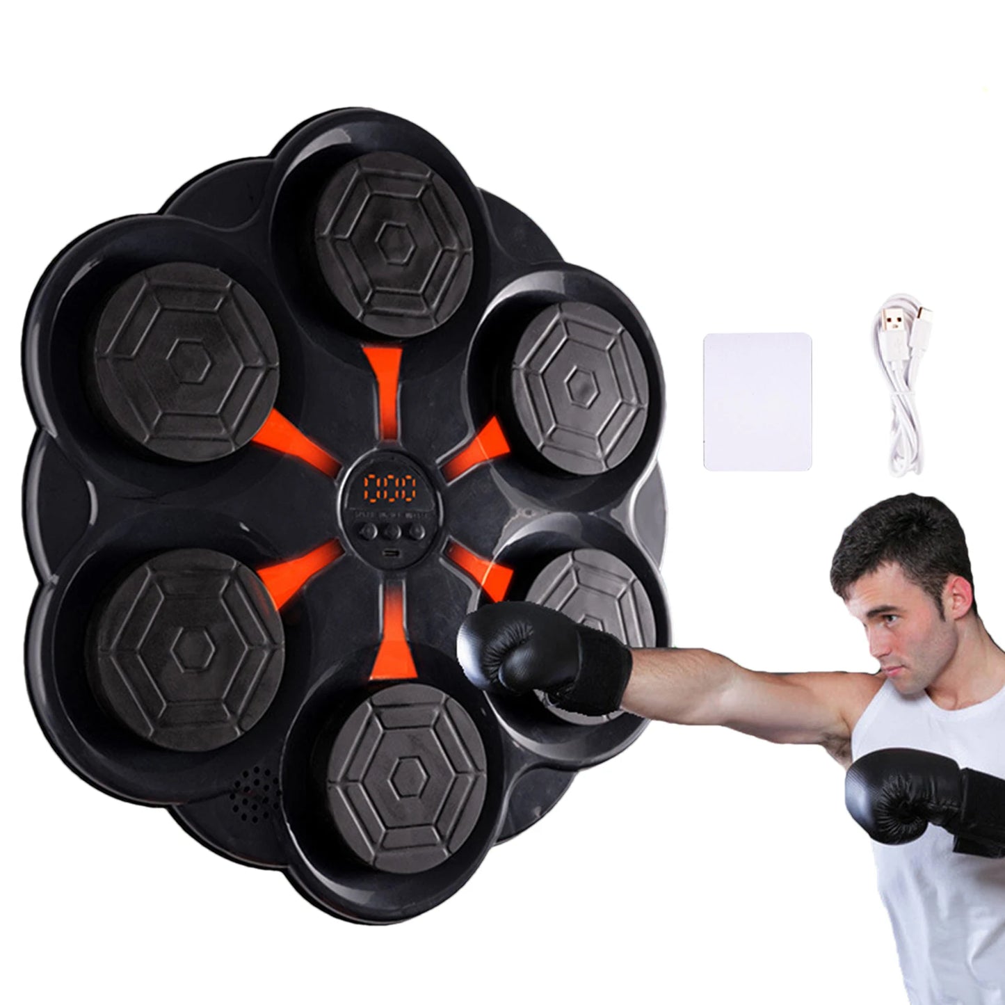 Music Boxing Machine Smart Wall Mounted Fitness Punching Bag Training Equipment