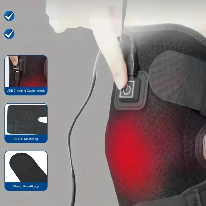 Electric Knee Heating Massage Tool With Adjustable Temperature