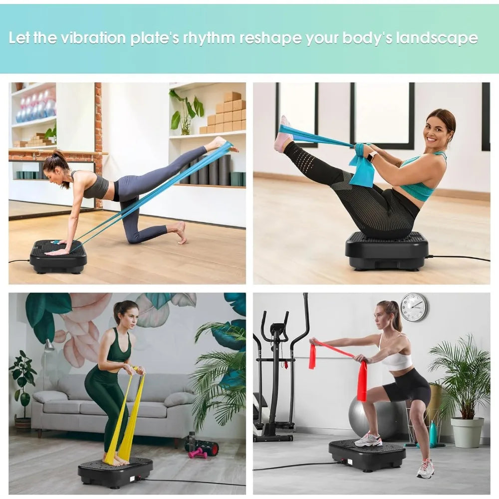 Weight loss shaker, vibration board 400 lb capacity full body exercise vibration platform, home fitness shake board