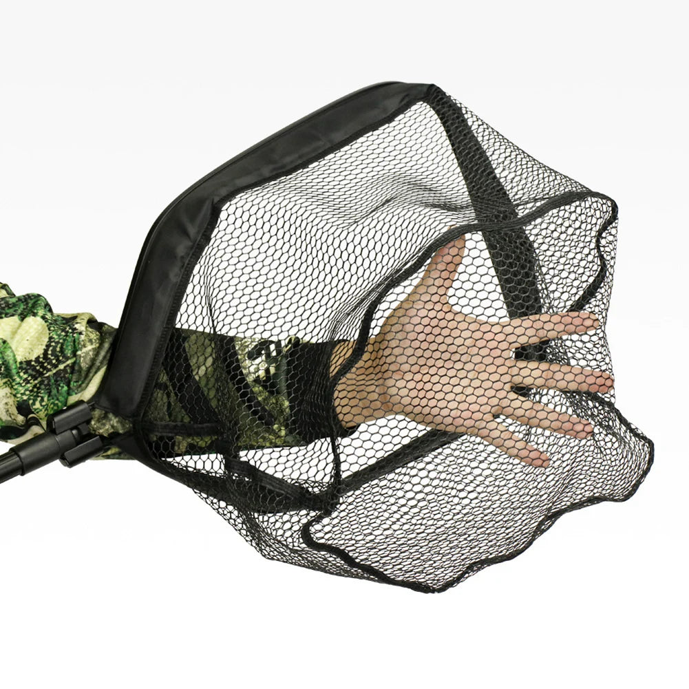 Floating Folding Trout Fishing Landing Net With EVA Handle