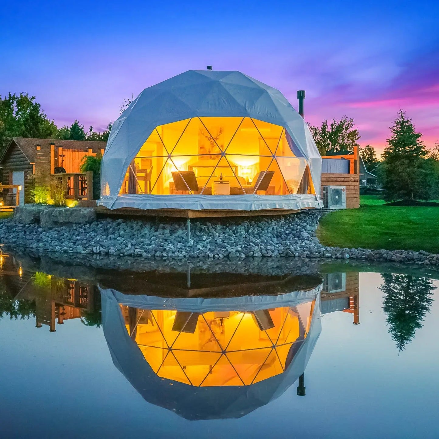 Geodesic Dome Manor Luxury Hotel Tent Outdoor Glamping