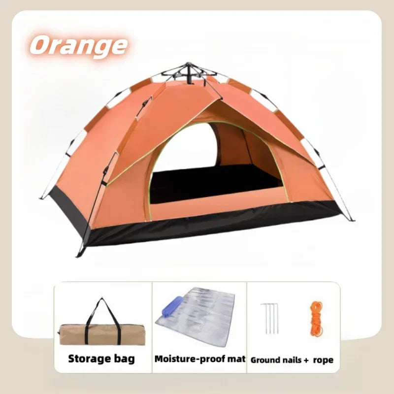 Waterproof Camping Tent For 2 3 Person One Touch Ultralight
