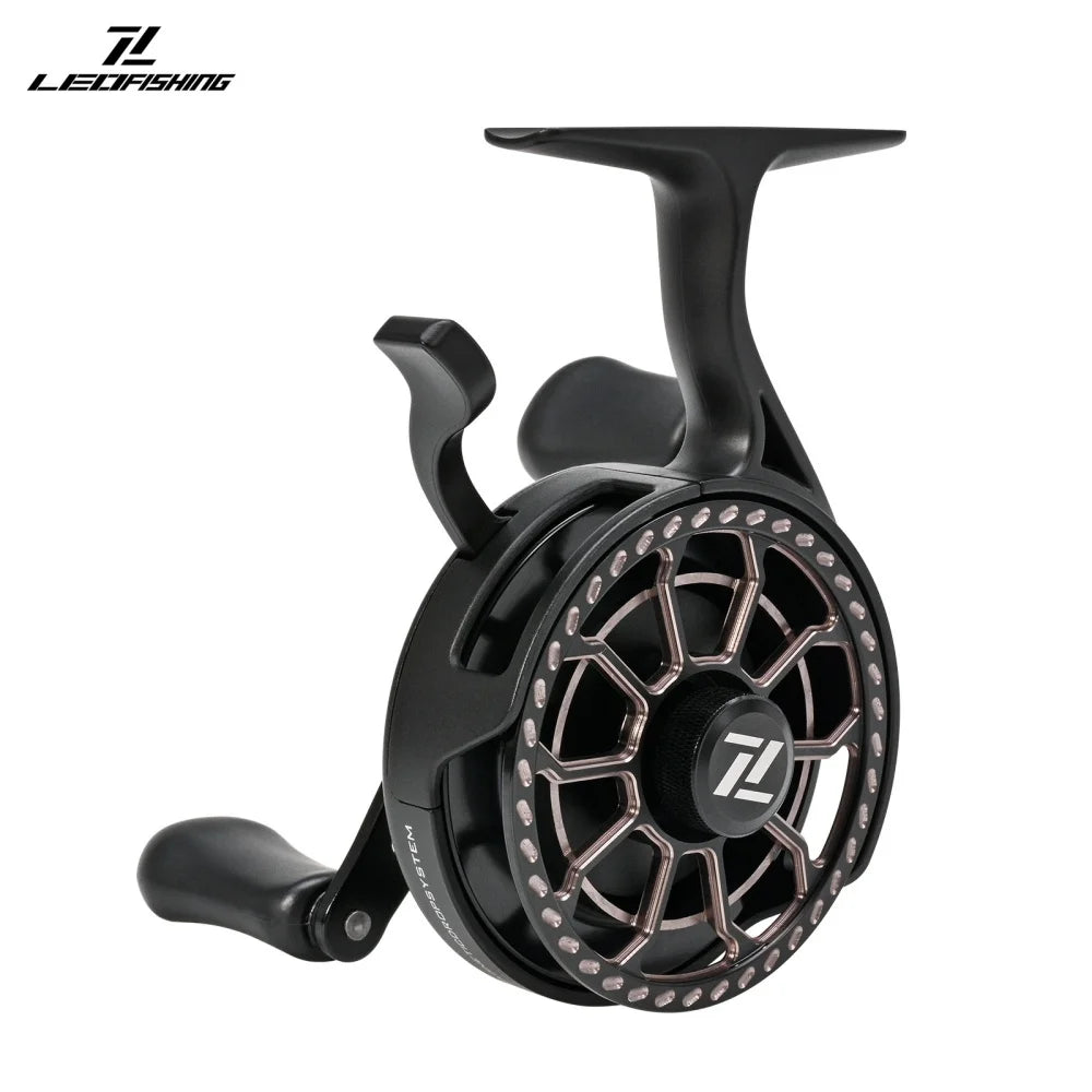 Ice Fishing Reel With Magnetic Drag System Three To One