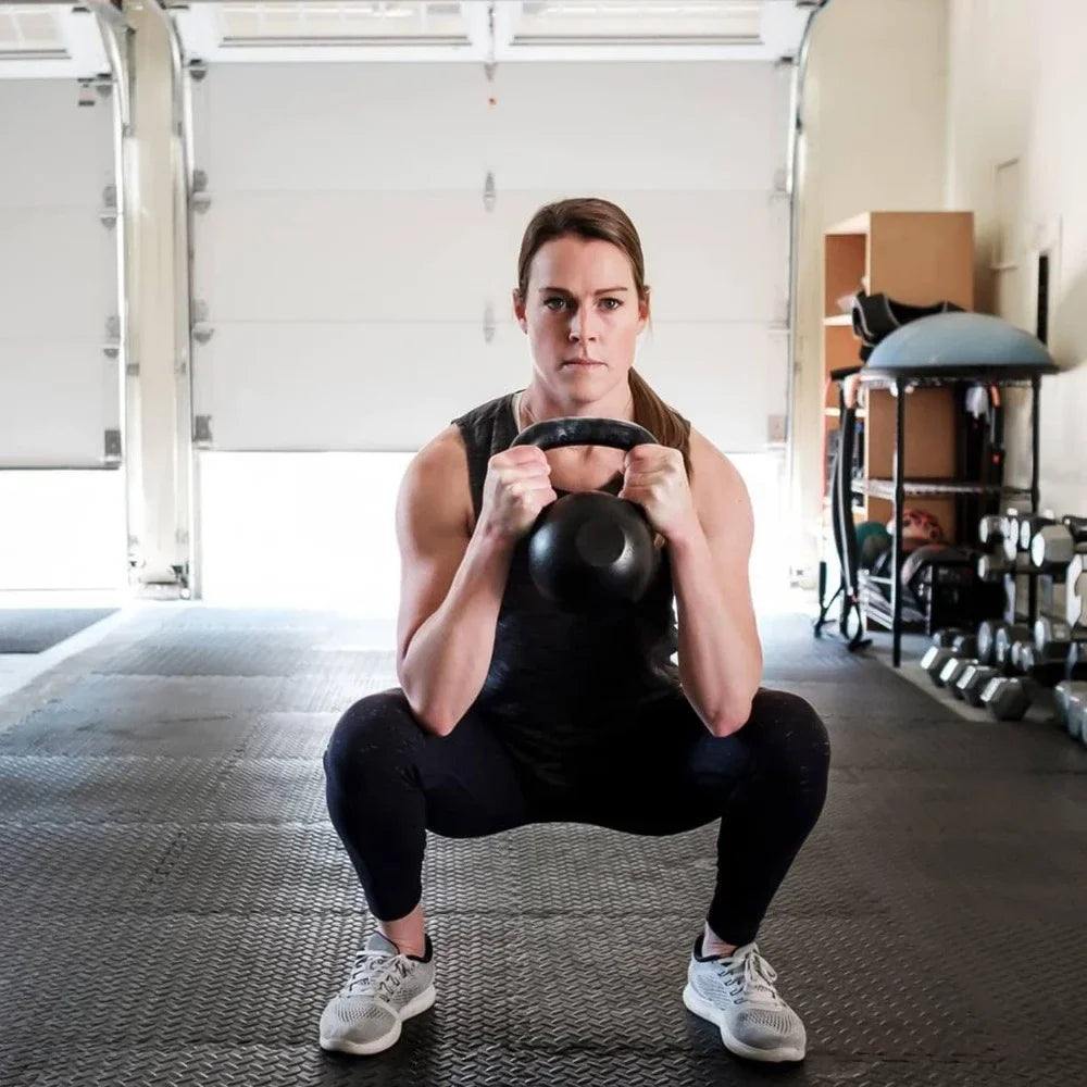 Interlocking Exercise Foam Mats 3/4 Inch Thickness Gym Flooring Tiles Extra Thick EVA Foam Fitness Equipment Mat