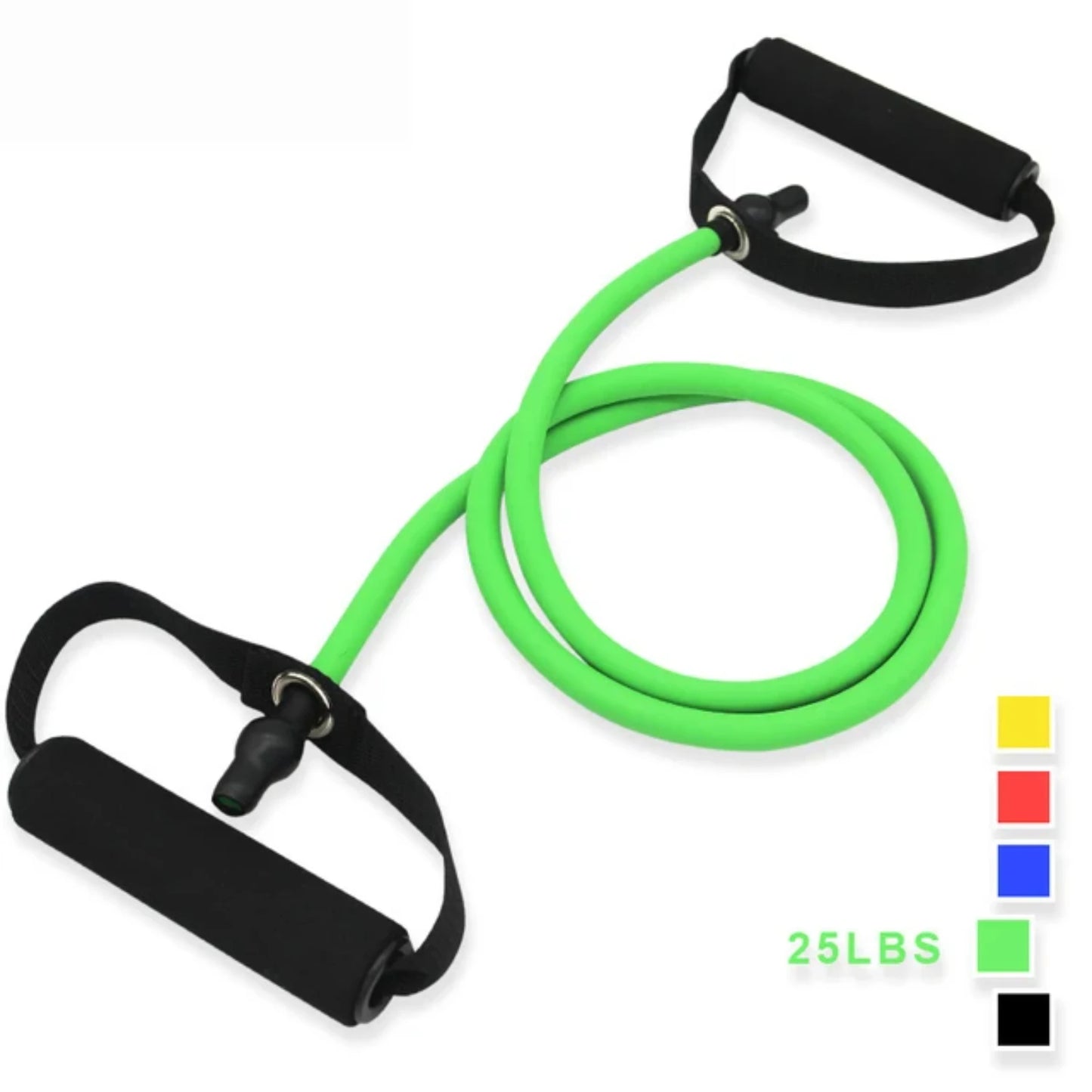 5 Levels Resistance Bands with Handles Yoga Pull Rope Elastic Fitness Exercise Tube Band   Workouts Strength Training
