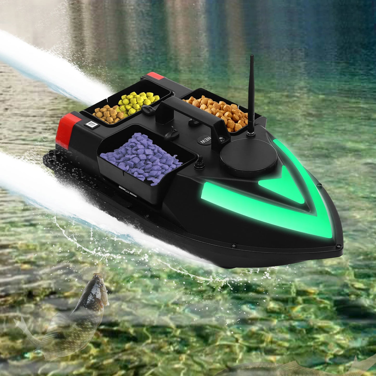 Hign-concerned GPS Fishing Bait Boat With Remote Control