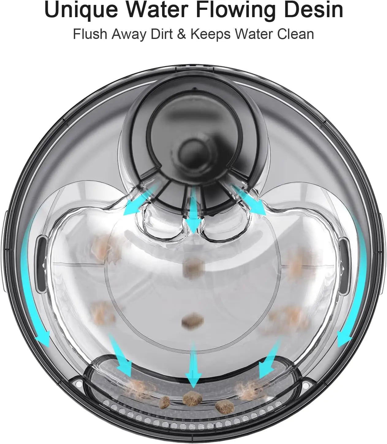 NPET DF10 Dog Water Fountain 170Oz 1.3Gal 5L Large Capacity