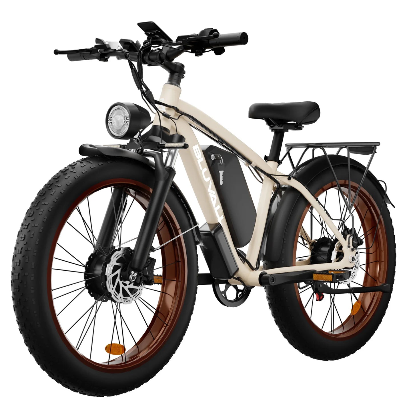 Moobelo M1 48V 2000W DualMotor AluminumAlloyDesigned FatBikeWithTubelessEngineering For SnowAndIcePerformance Riding