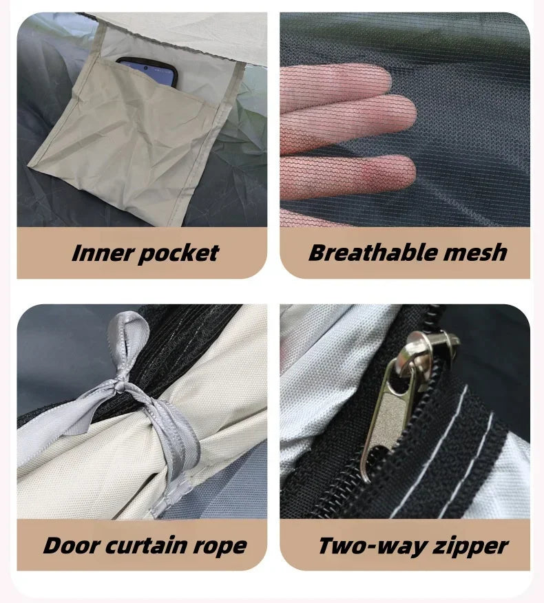 Waterproof Camping Tent For 2 3 Person One Touch Ultralight