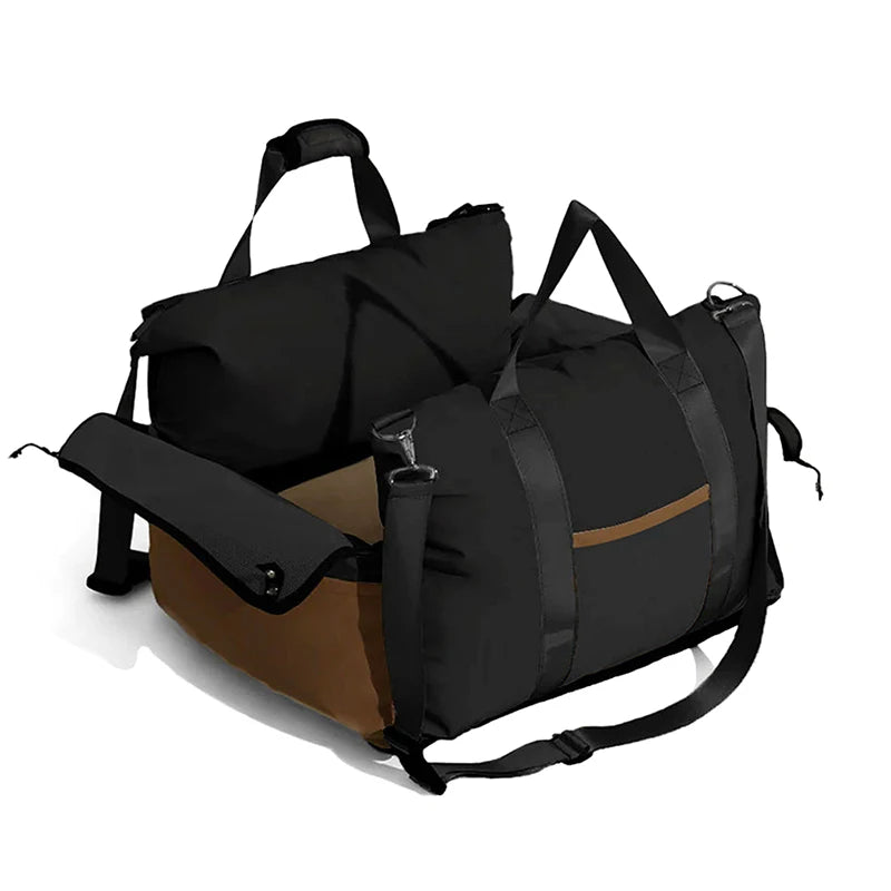 2025 New Waterproof Dog Booster Car Seat Breathable Luxury Dog Car Seat Dog Bed Outdoor Travel Pet Nest