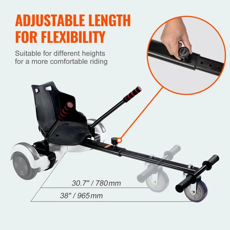 Air cushion board seat accessories air cushion board compatible with grip control adjustable frame length go kart accessories