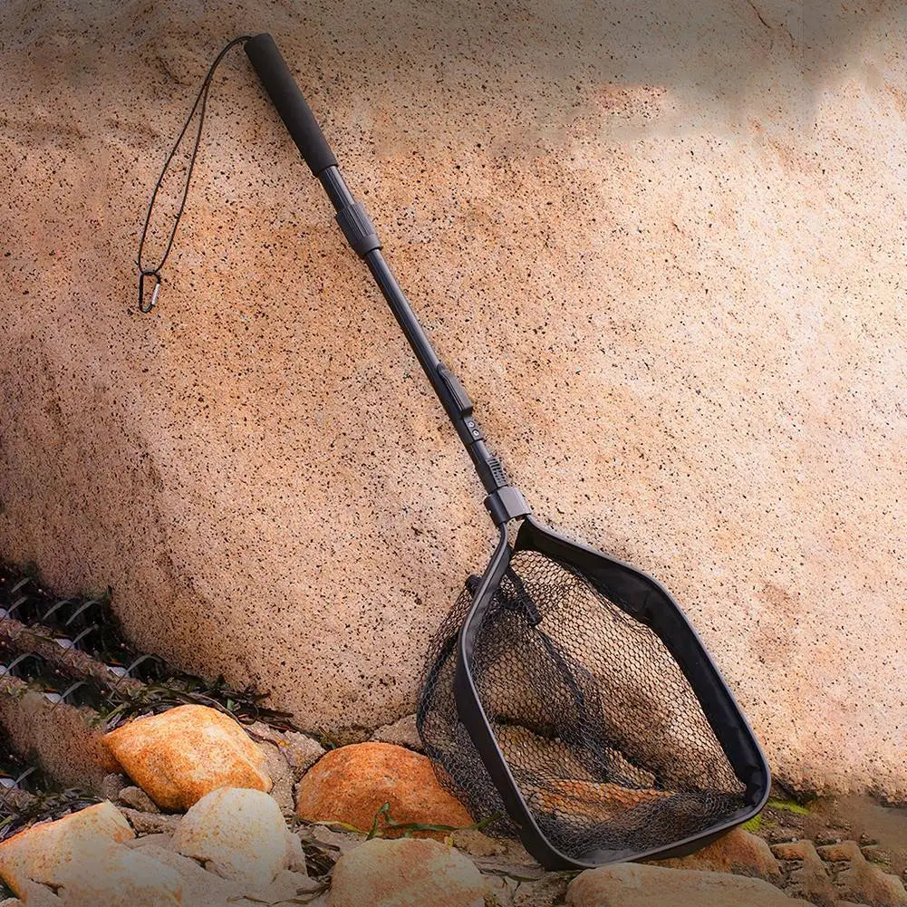 Floating Folding Trout Fishing Landing Net With EVA Handle