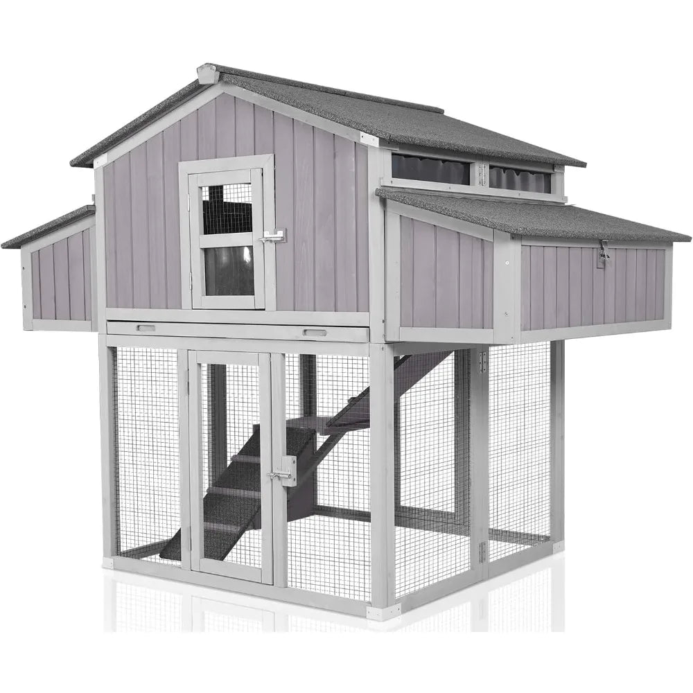 Large Chicken Coop Foldable Design For Easy Outdoor Setup