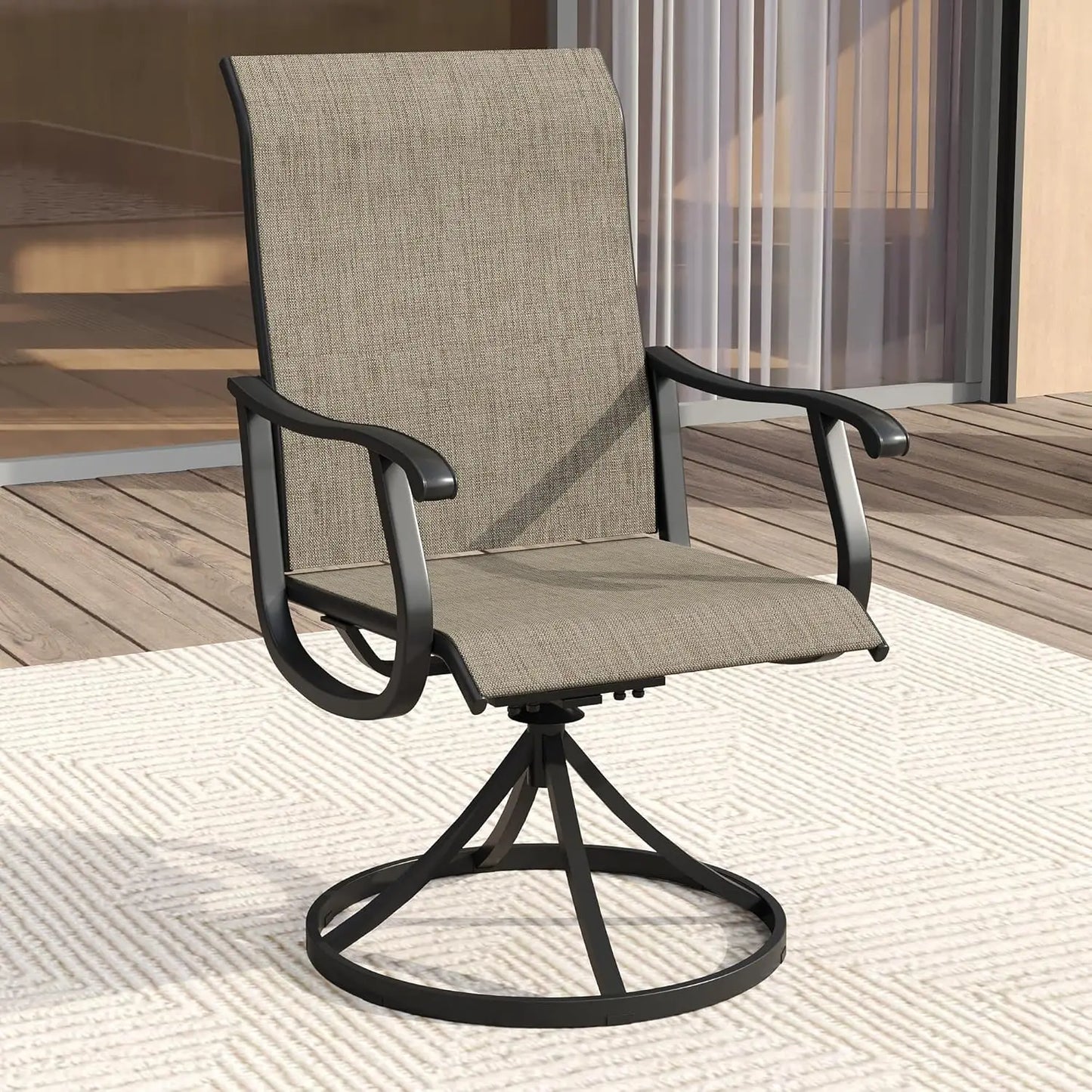 Outdoor Patio Dining Set For Four With Round Table
